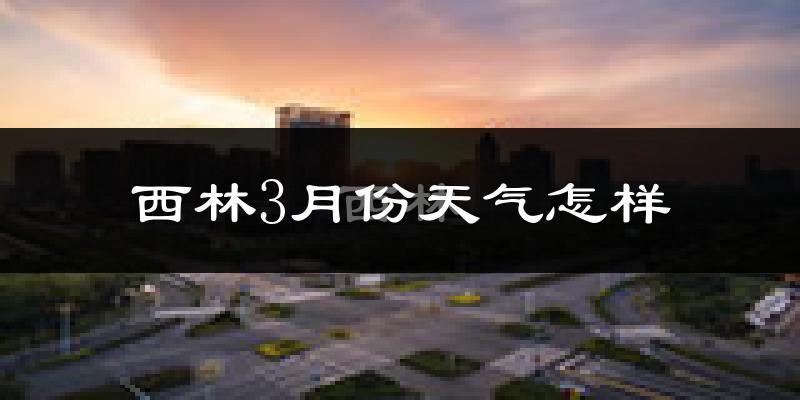 西林3月份天气怎样?西林三月冷吗?